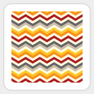 zigzag pattern Sticker